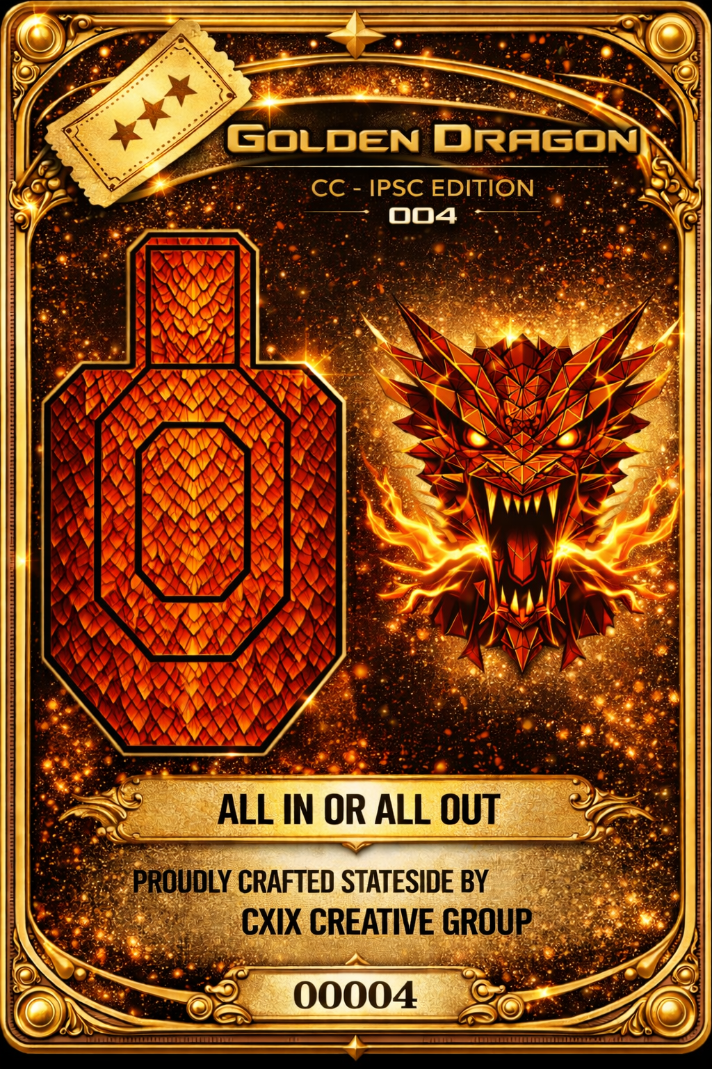 Golden Dragon RAFFLE EDITION to win Tac-Tile Kit